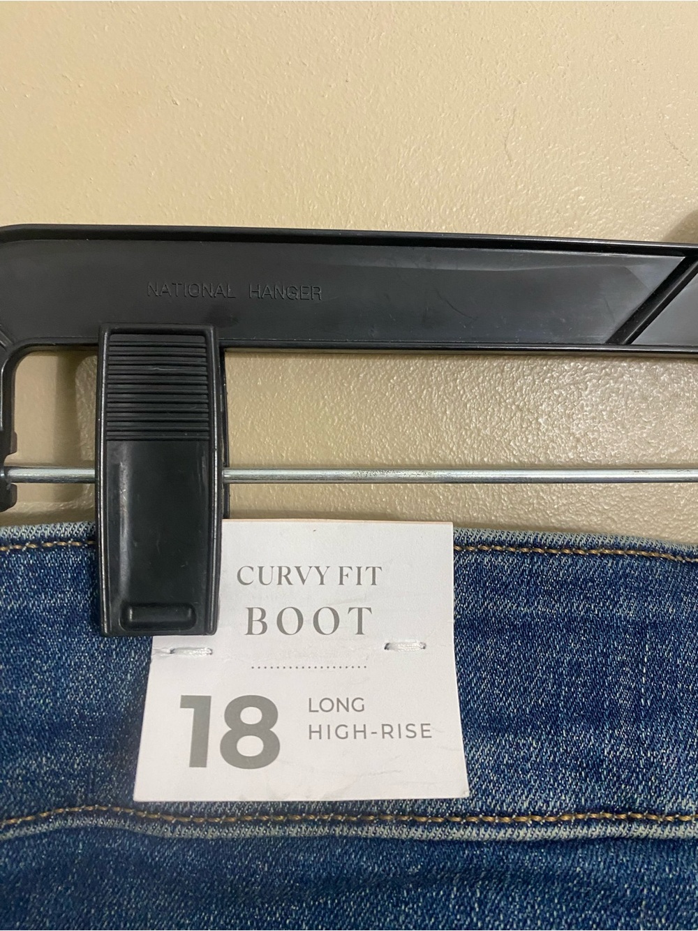 Lane Bryant NWT Curvy Fit Boot High Rise Medium Wash Stretch Flare Jean Size 18L - Picture 7 of 10